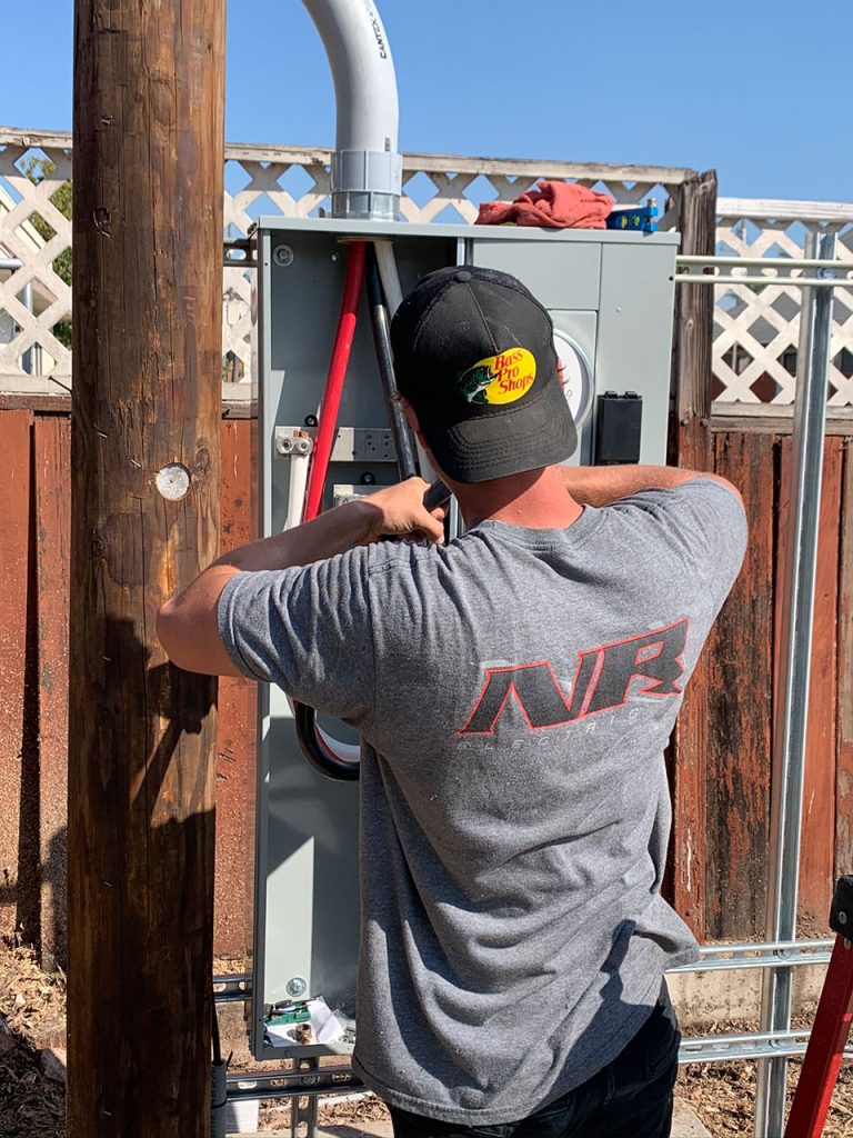 nr electric install panel nr electric install panel